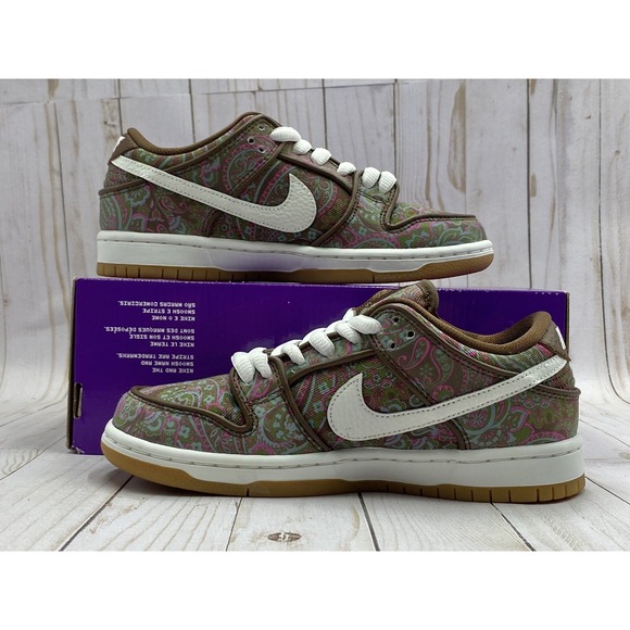 Nike Dunk Low Pro Premium SB Paisley Size 4.5M/ 6w DH7534 200 main image 2